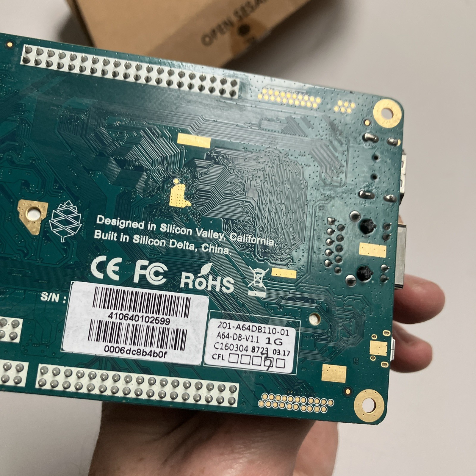 PINE64 PA641GB ARM Single Board Computer 1GB RAM Development Board NEW
