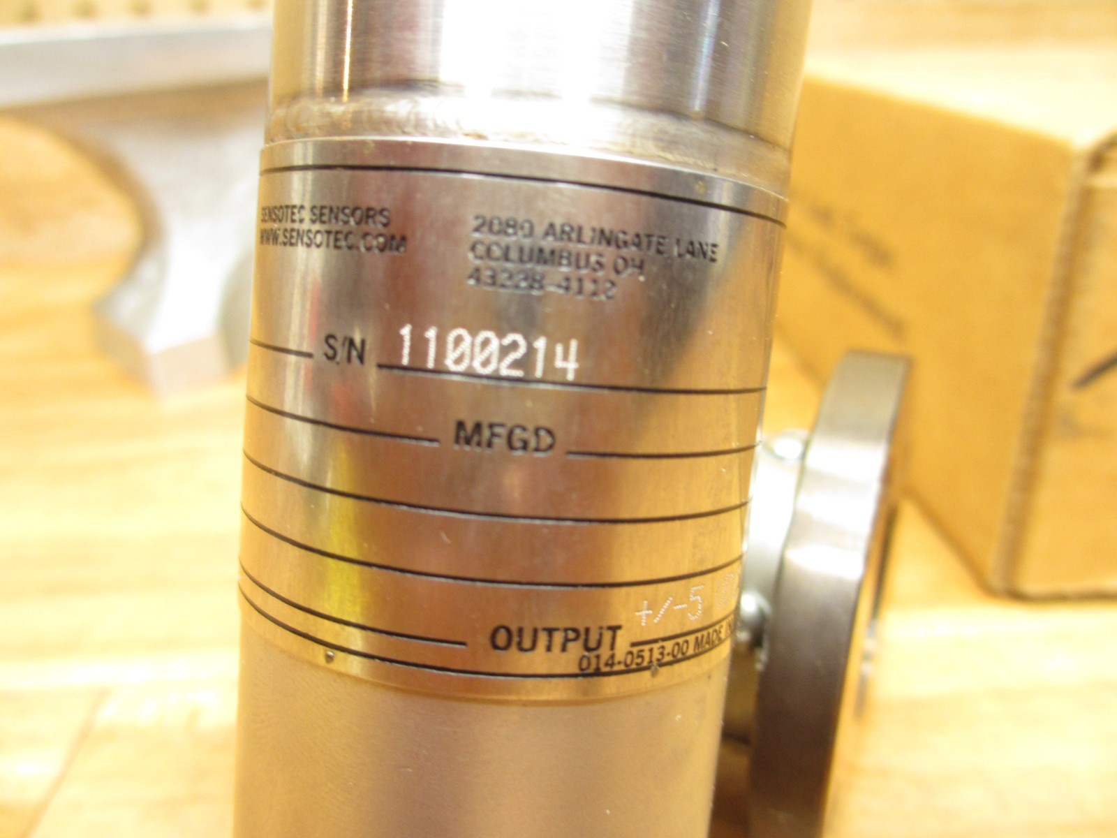 Honeywell QFFH-9 *NEW* 060-J237-01 Flange Reaction Torque Transducer 300in-lbs