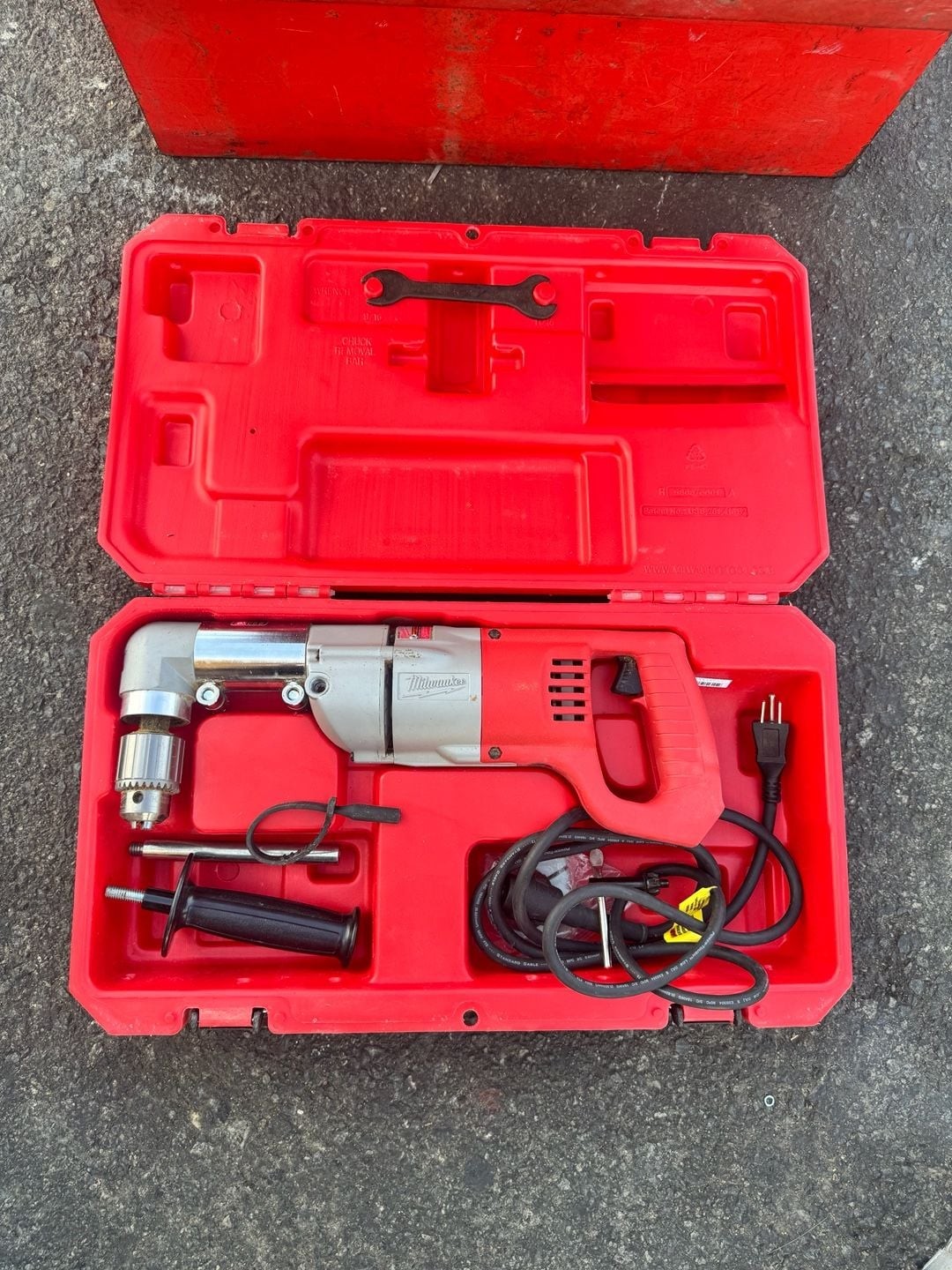 Milwaukee 1107-1 Heavy-Duty 1/2-Inch Right Angle Drill Kit
