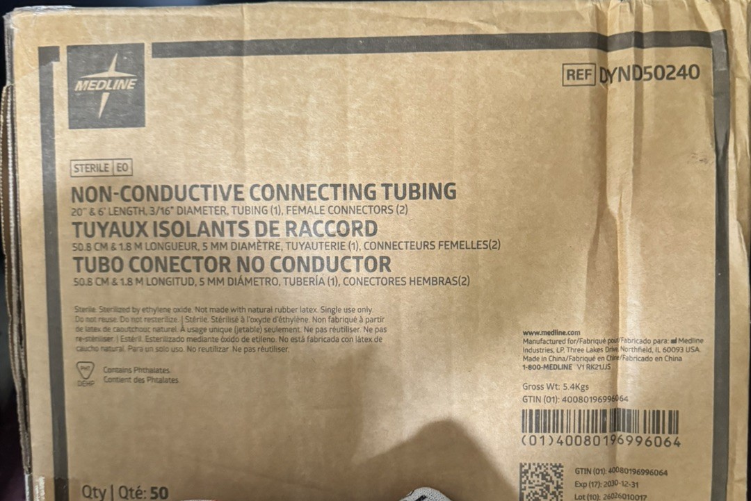 Medline Suction Tubing. Pack Of 50