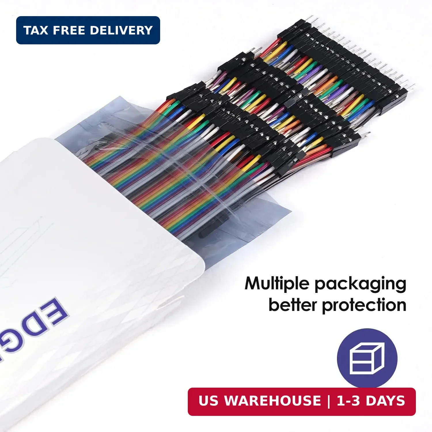 120pcs 10cm Breadboard Jumper Wires Assorted Kit, 15cm 20cm 30cm 40cm 50cm 100cm