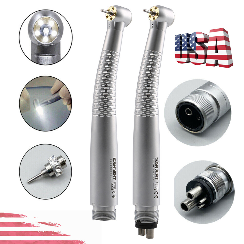 Kavo style Dental LED E-Generator (OLED+5 Light) High Speed Handpiece 2/4Holes