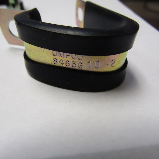 LOT OF 10 UMPCO S465G 10-2 5/8″ X 2 LOOPS CUSHION CLAMP