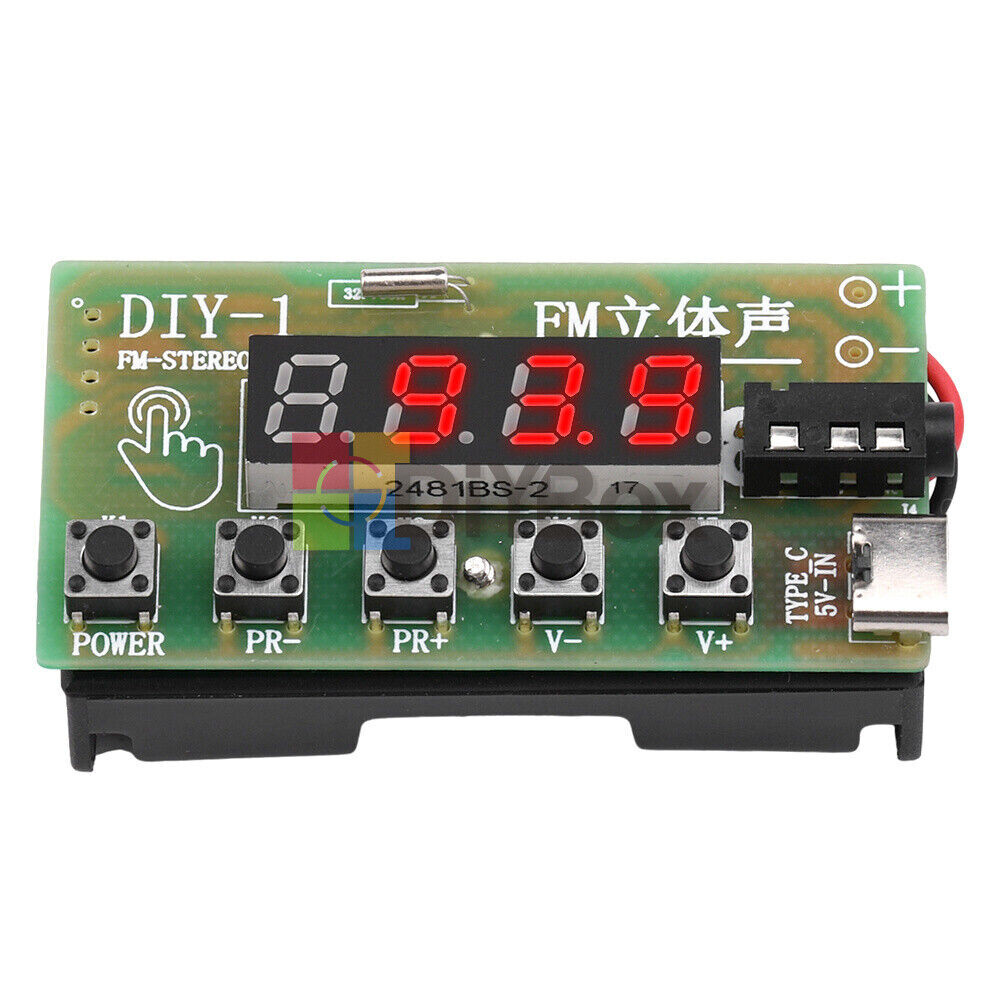 Electronic DIY Kits AM/FM Radio Receiver Module Kits Wireless Stereo 87-108MHz
