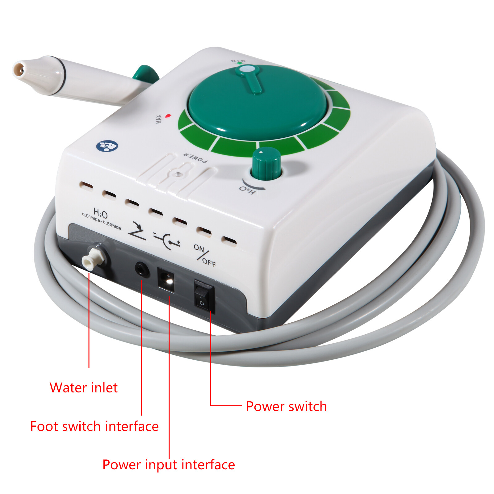 Dental Ultrasonic Scaler Teeth Cleaning Machine Calculus Remover with 5 Tips