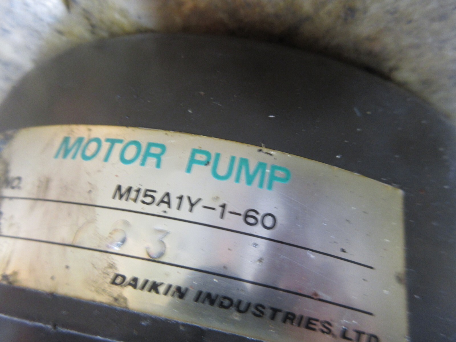 DAIKIN HYDRAULIC OIL PUMP M15A1Y-1-60 V15A1RY-95 PC-38861