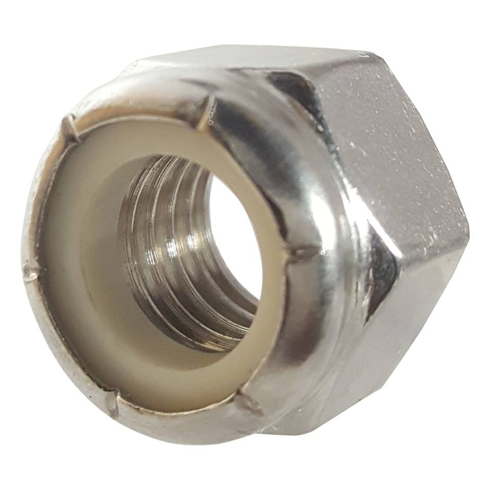 1/4 – 20 Stainless Steel Nylon Insert Hex Lock Nuts Nylock 1,000 Pcs