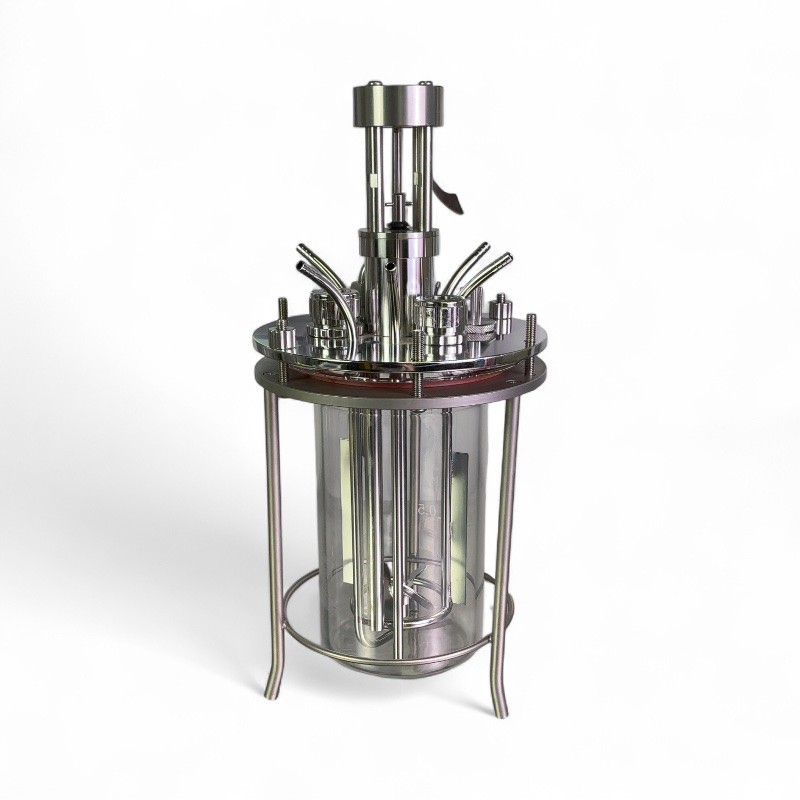 Sartorius Applikon Biotechnology -1/0.5 Barg Bioreactor Vessel Headplate & Stand