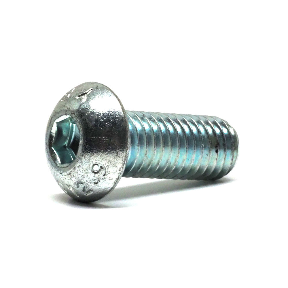 M4-0.7 x 30mm Zinc Button Socket Cap Screws, Class 12.9 ISO 7380 – Pack 100