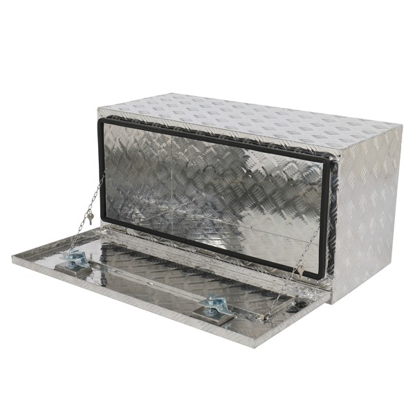36″ Aluminum Under Body Toolbox 5 Bar Tread Silver
