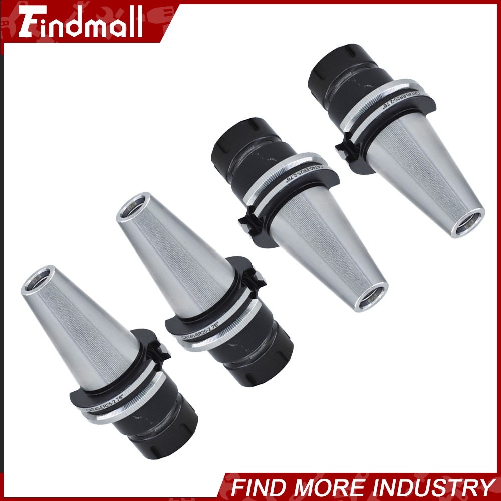 4Pcs CAT40 ER25 Collet Chuck W. 2.76″ Gage Length Chucks Tool Holder Set New
