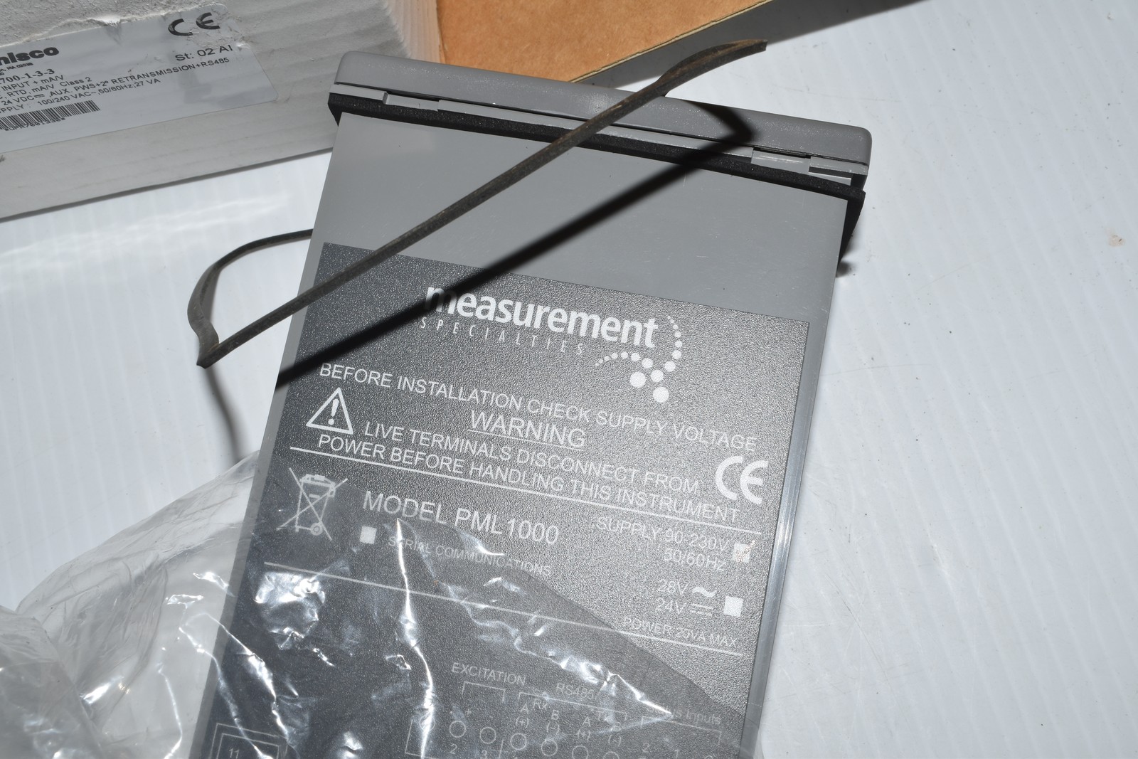 MEASUREMENT SPECIALTIES PML1000 industrial LVDT/RVDT Panel Meter – NEW (BGH93)