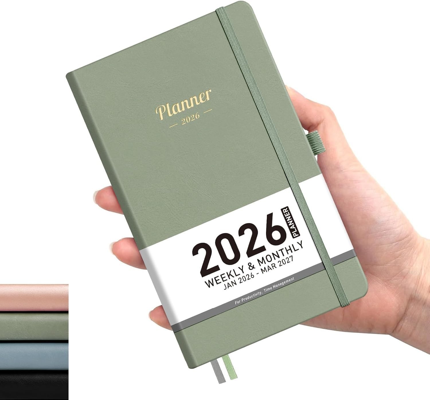 «Small Pocket Planner 2026-2027, Weekly and Monthly Calendar Planner, 15 Months,