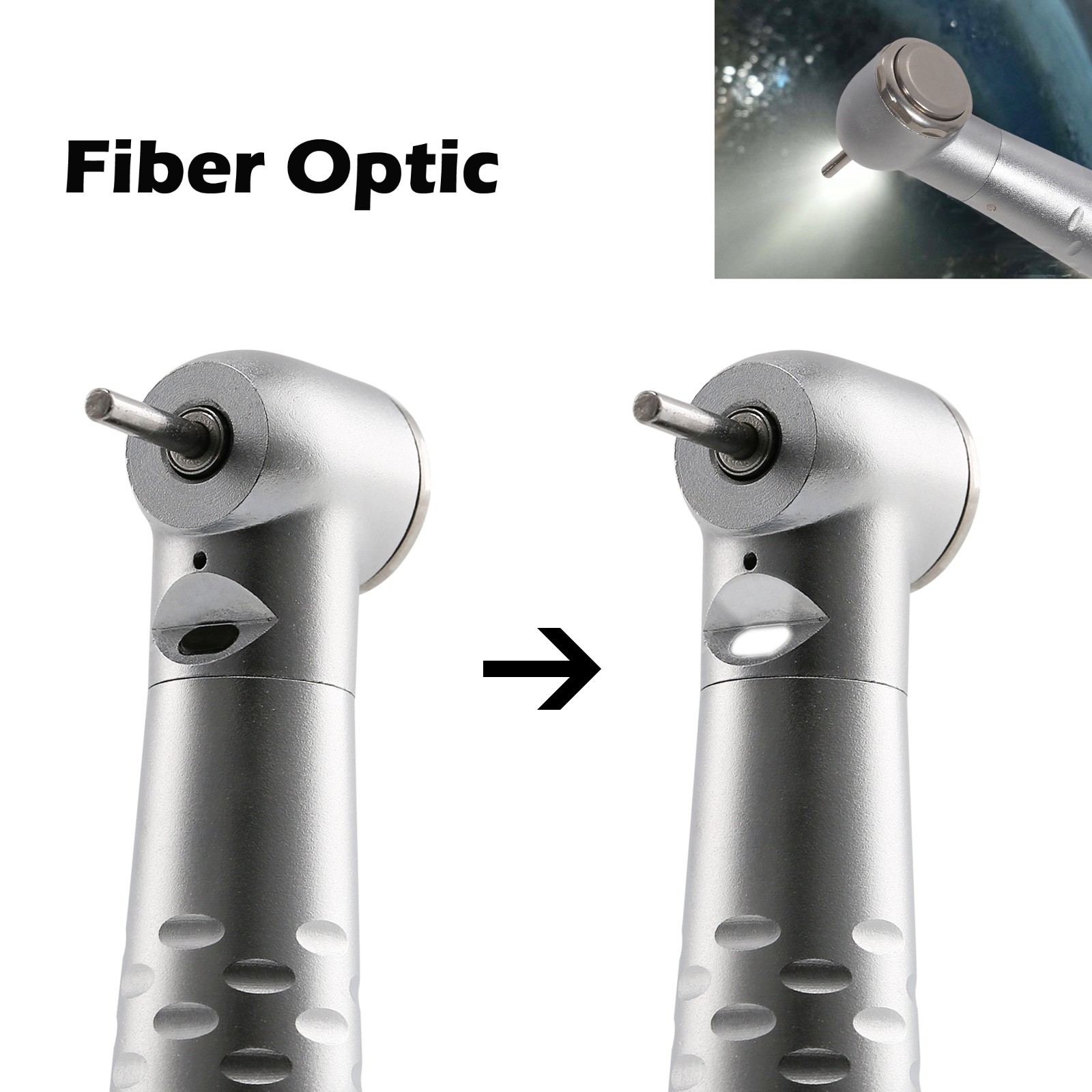 YABANGBANG Dental Fiber Optic LED High Speed Handpiece / LED Quick Coupler 4H/6H