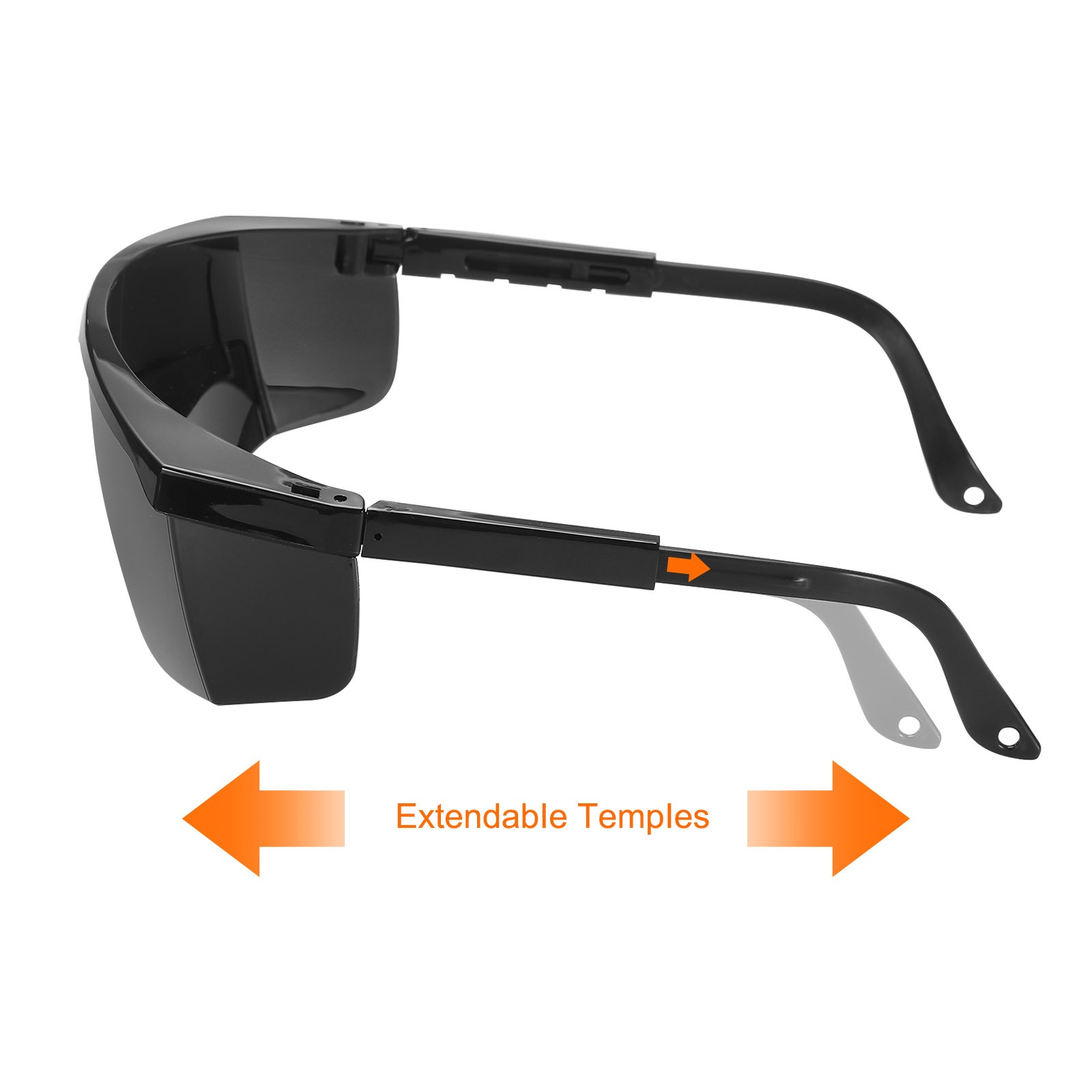 Welding Glasses IR Shade 8 Lens 150x110x54mm CE Certified Protective Glasses