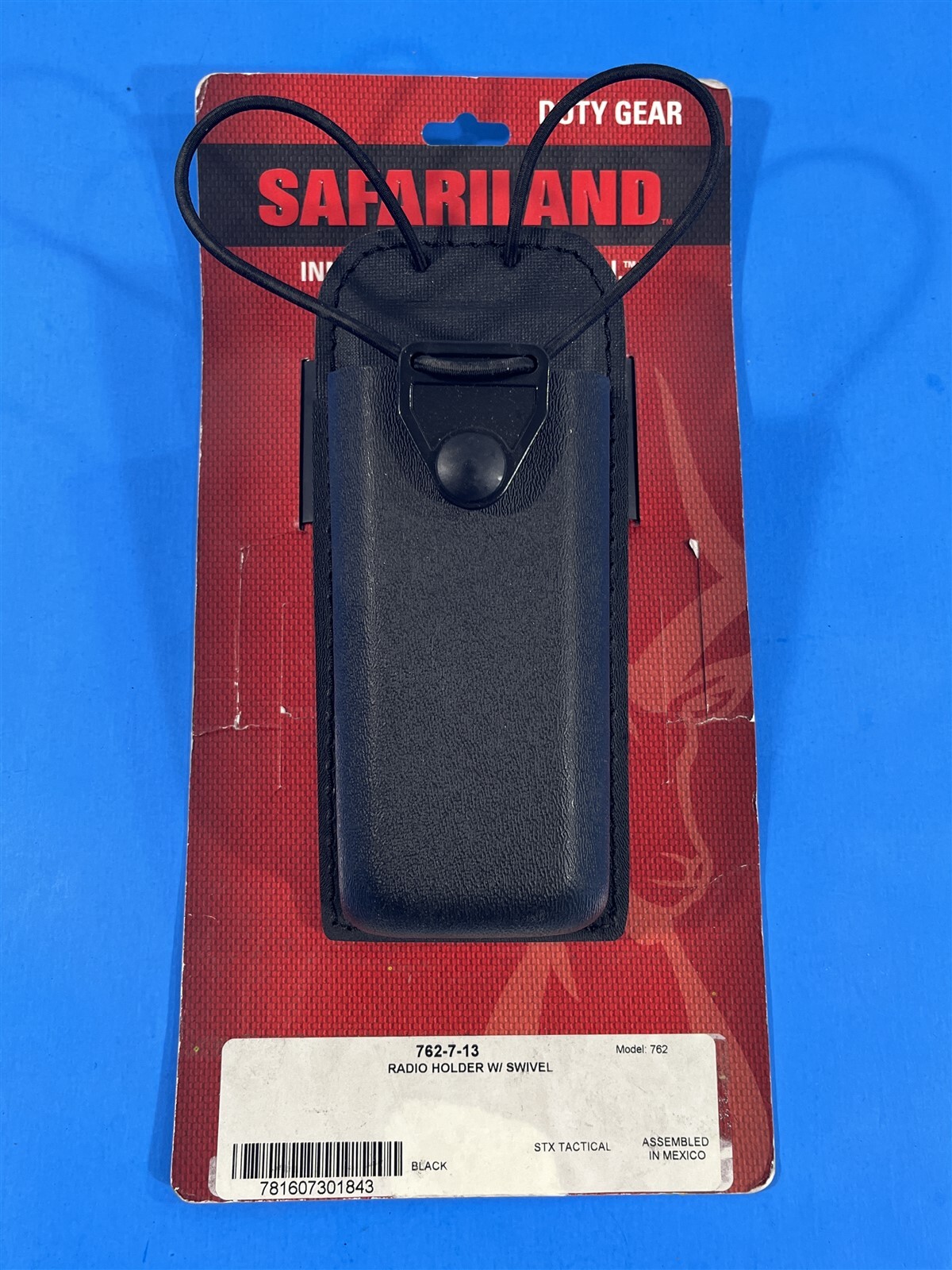 SAFARILAND 762-7-13 RADIO HOLDER w/ SWIVEL HOLSTER POUCH STX TACTICAL