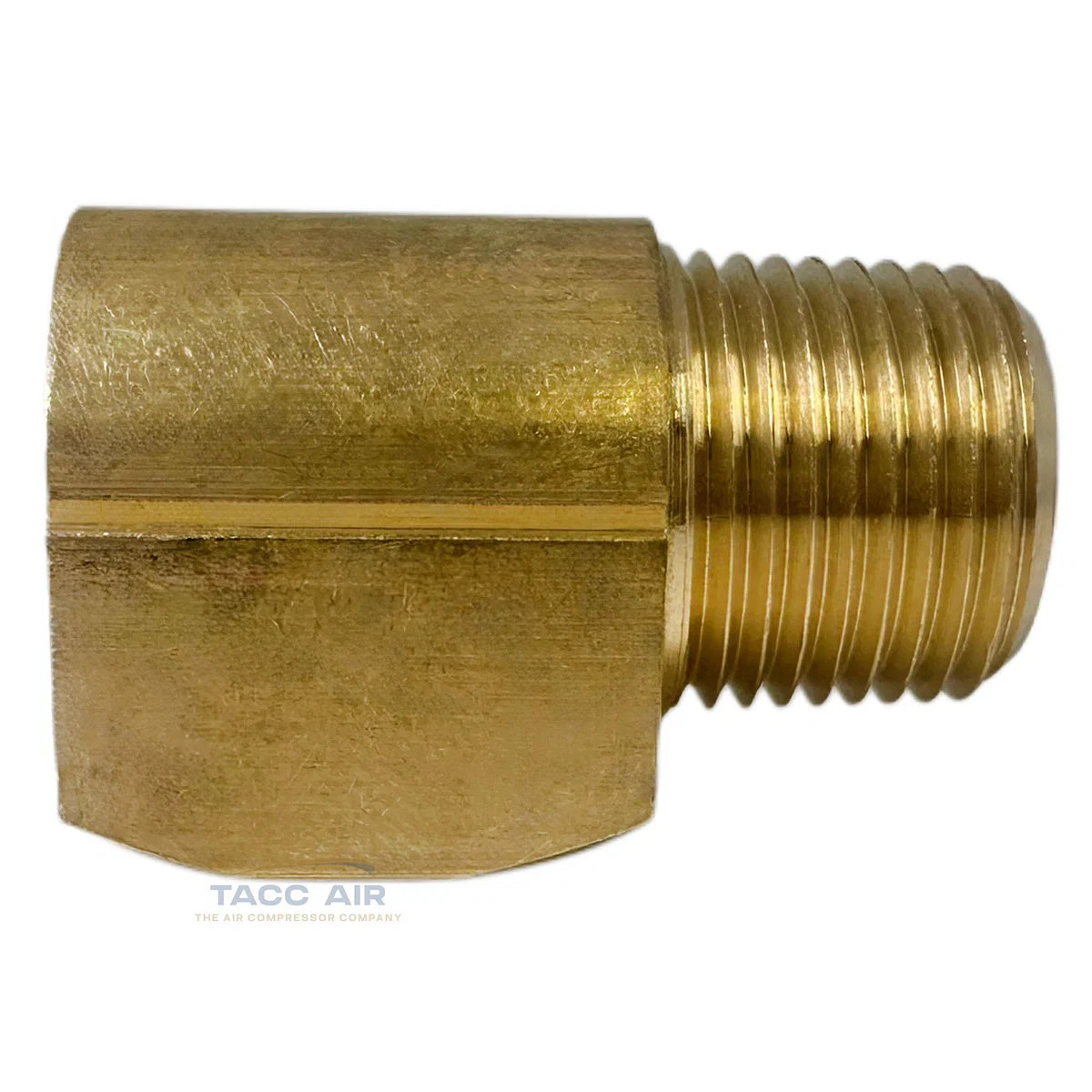 2 Pack 3/8″ NPT Brass Street Elbow 90 Degree Pipe Thread Fitting Male Female