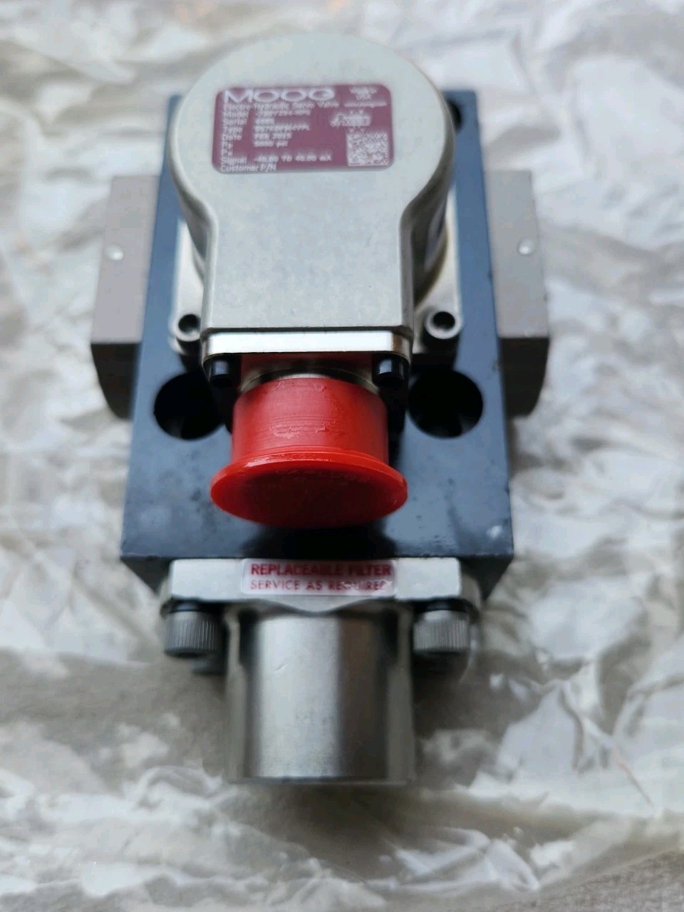 MOOG 730Y-234-HP5 SERVO VALVE, REBUILT, 1 PC