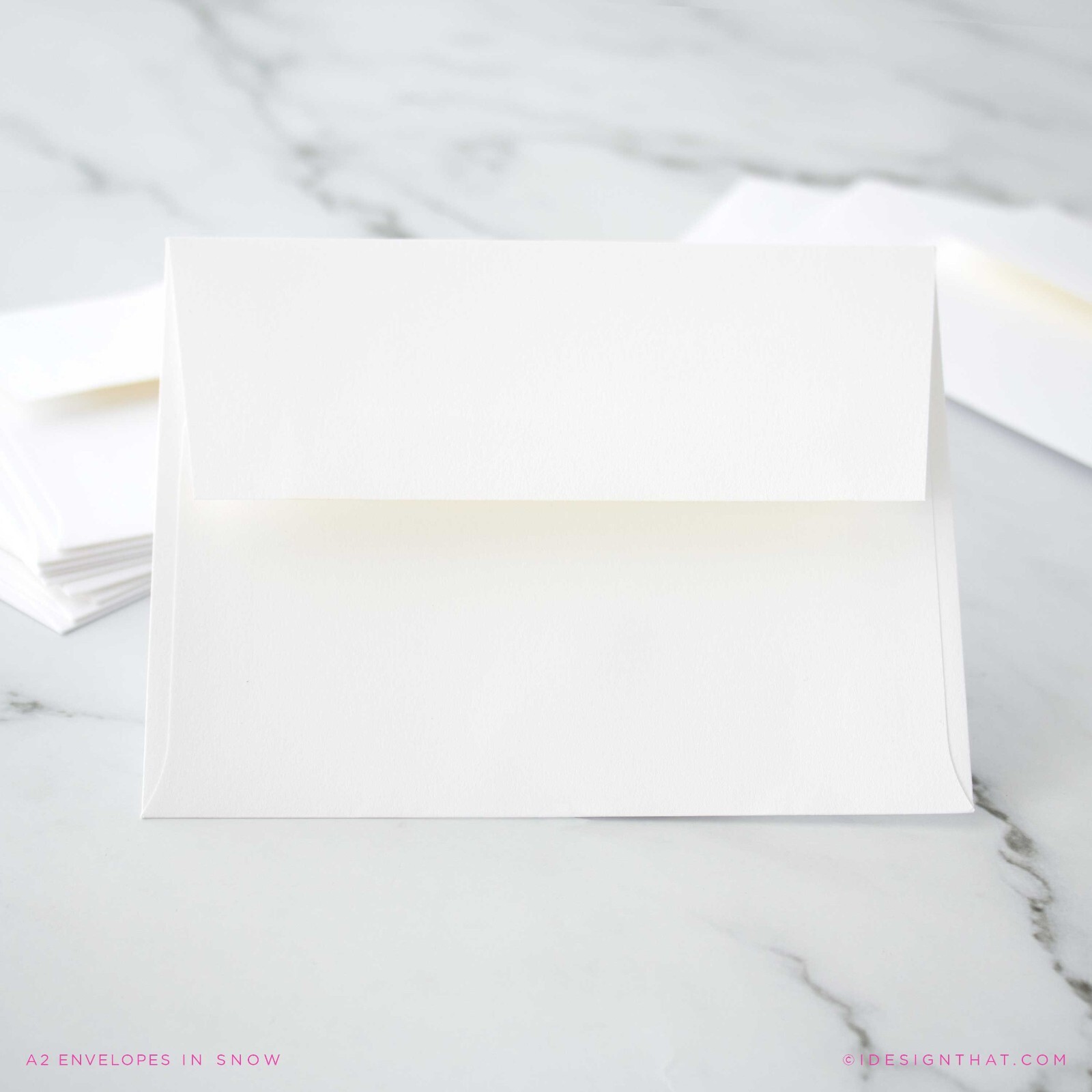 Snow White A2 Envelopes (4⅜» x 5¾») | 70lb Text Paper | Various Set Sizes