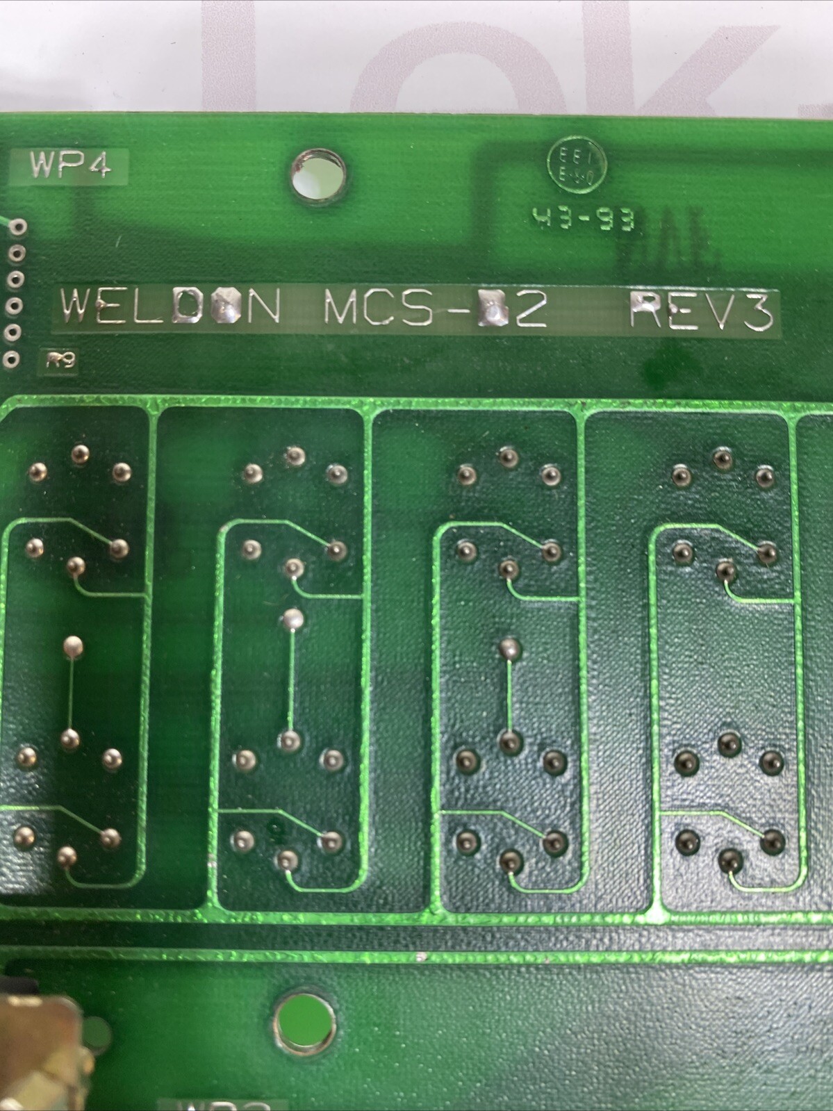 WELDON MACHINE MCS-02 CIRCUIT BOARD MCS02 OVERNIGHT SHIPPING