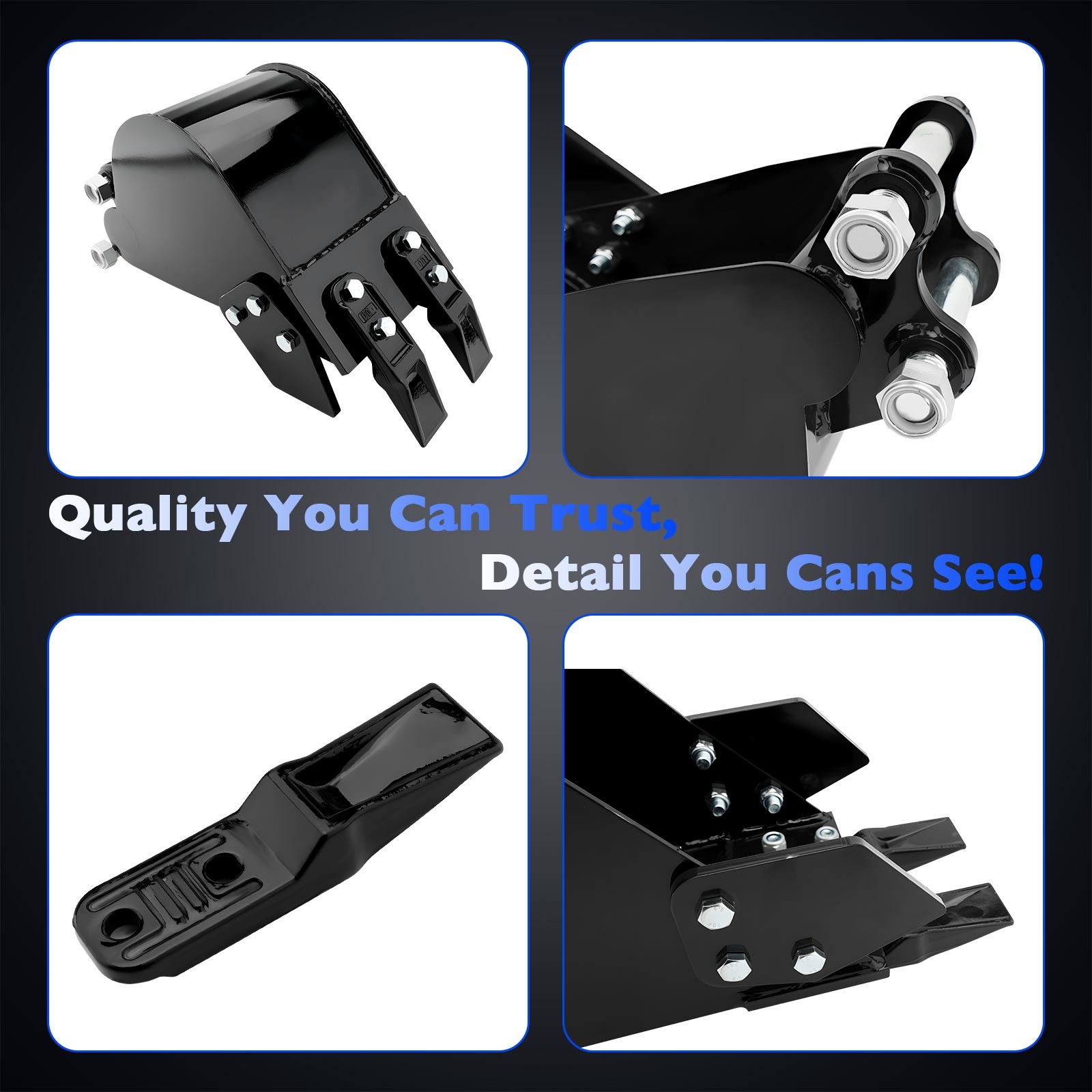 200mm Narrow Digging Bucket Excavator Attachment For 0.8-3.0 Tons Mini Excavator