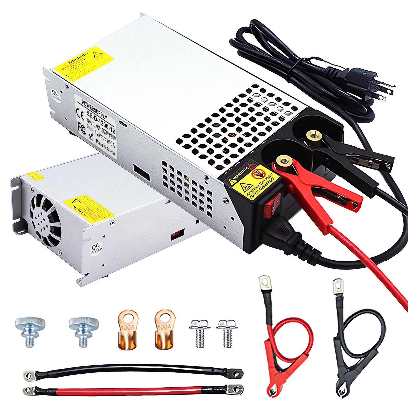 AC to DC 12V 100A 1200W Power Supply Switching Universal Regulated AC to DC Conv