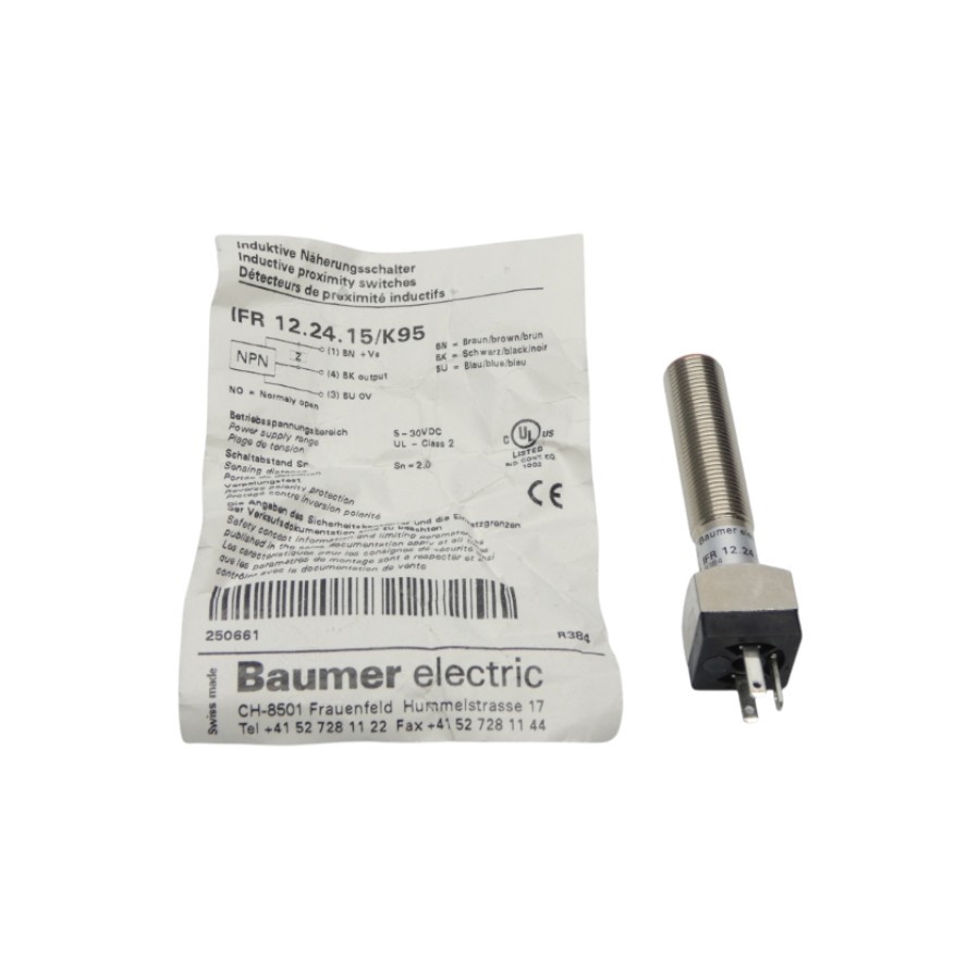 BAUMER ELECTRIC IFR12.24.15/K95 5-30VDC NSNP