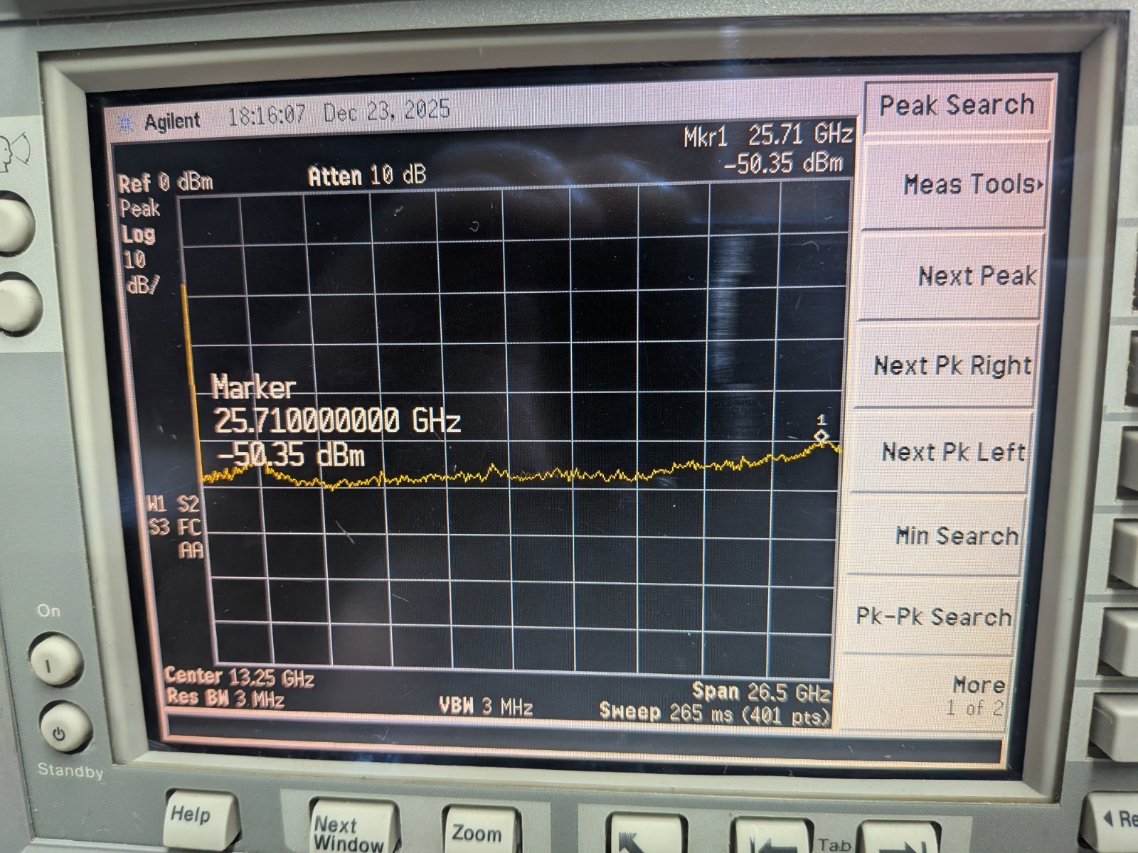 🔥 Agilent HP Keysight E4407B Spectrum Analyzer 26.9 GHz Loaded Opts!Cal+DATA!