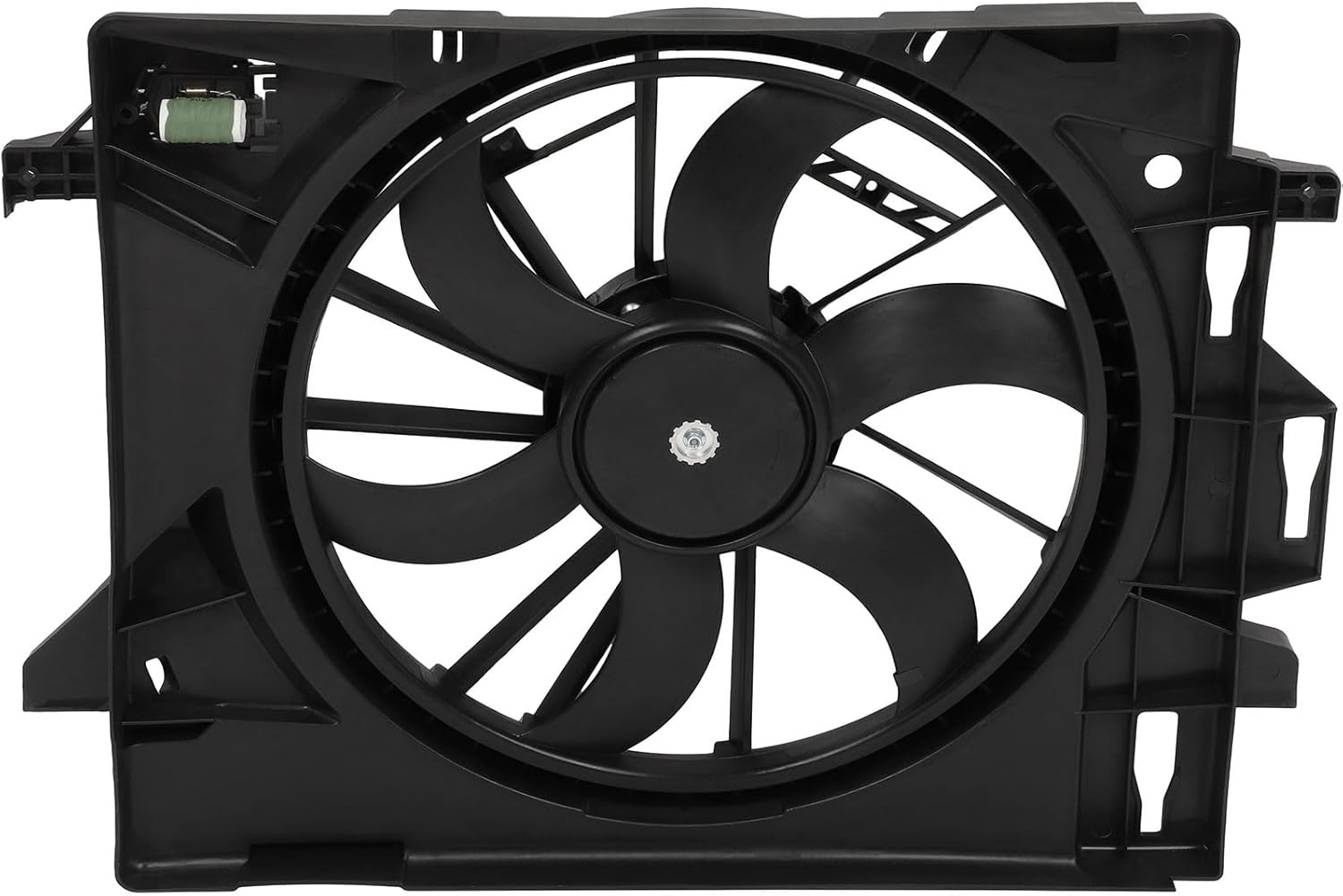 Black Radiator Fan Assembly for Chrysler for Town & Country 2008-2016 for Dodge