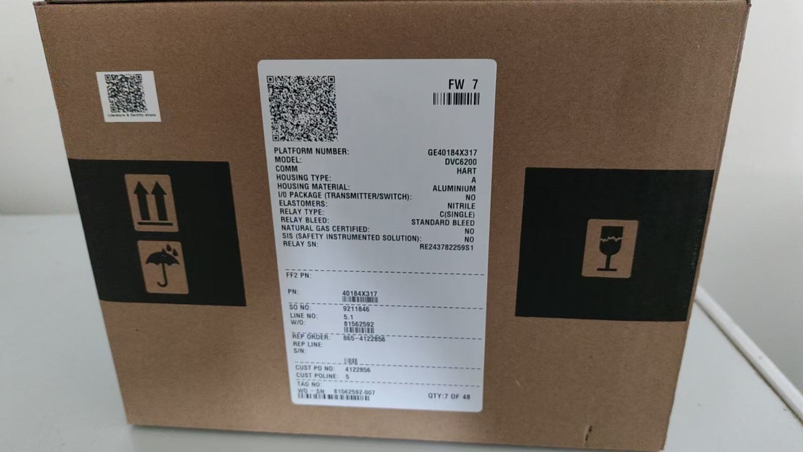 DVC6200 NEW FISHER Emerson Valve Positioner Single-acting Without Feedback