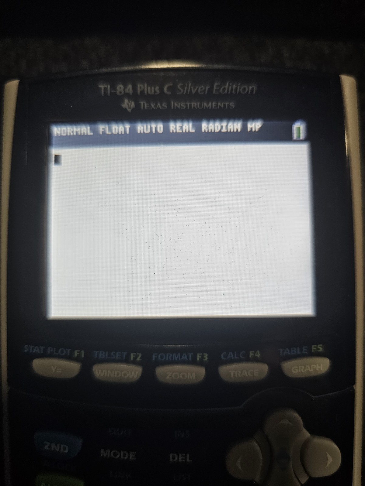 Texas Instruments TI-84 Plus C Silver Edition Graphing Calculator With Cord