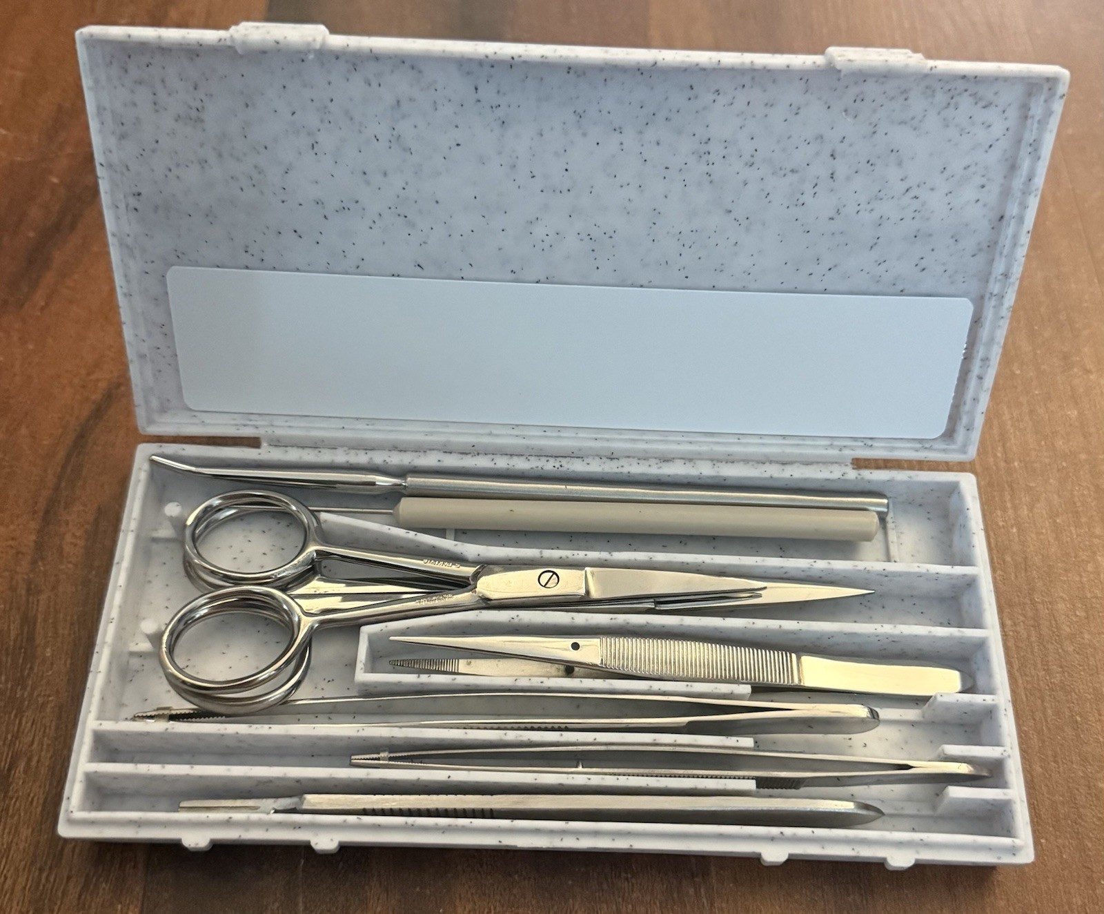 VWR 8 pc Dissecting Kit In Plasti Case 14-0776 Never Used NEW