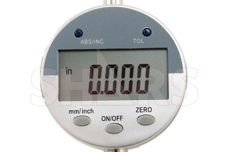 SHARS 1″x.0005″ /.01mm Digital Electronic Indicator Absolute Gage Gauge New P]