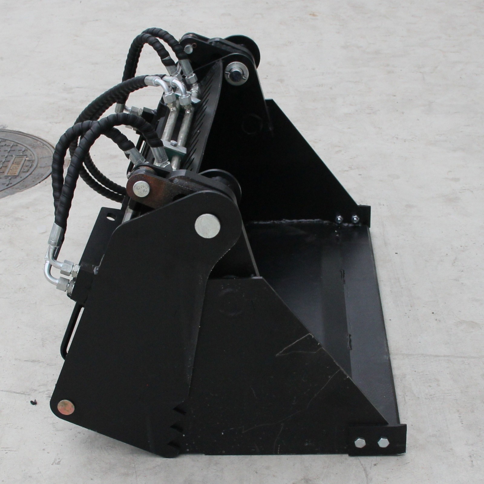 4-in-1 Combination Hydraulic Bucket Fits Mini Skid Steer Loader FREE SHIPPING