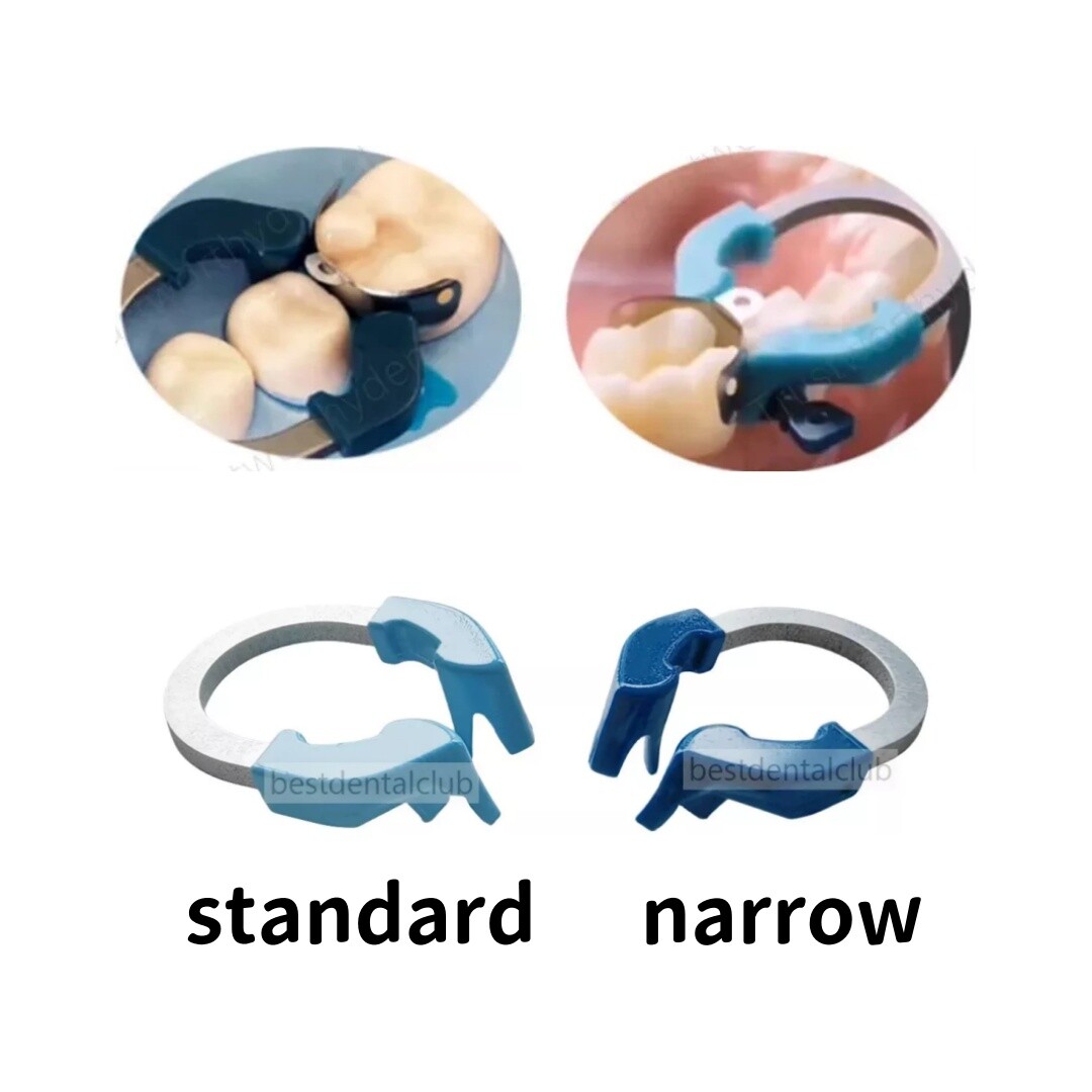 Dental Matrix Bands Ring Sectional Matrice Forcep Clamp Tooth Restoration Molar