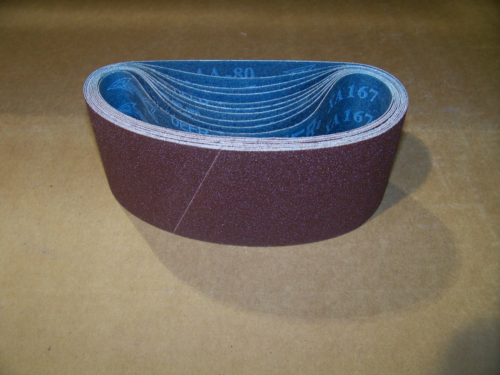 PREMIUM A/O, X-WEIGHT SANDING BELTS 3″ X 18″, 10 – PACK, 80-GRIT