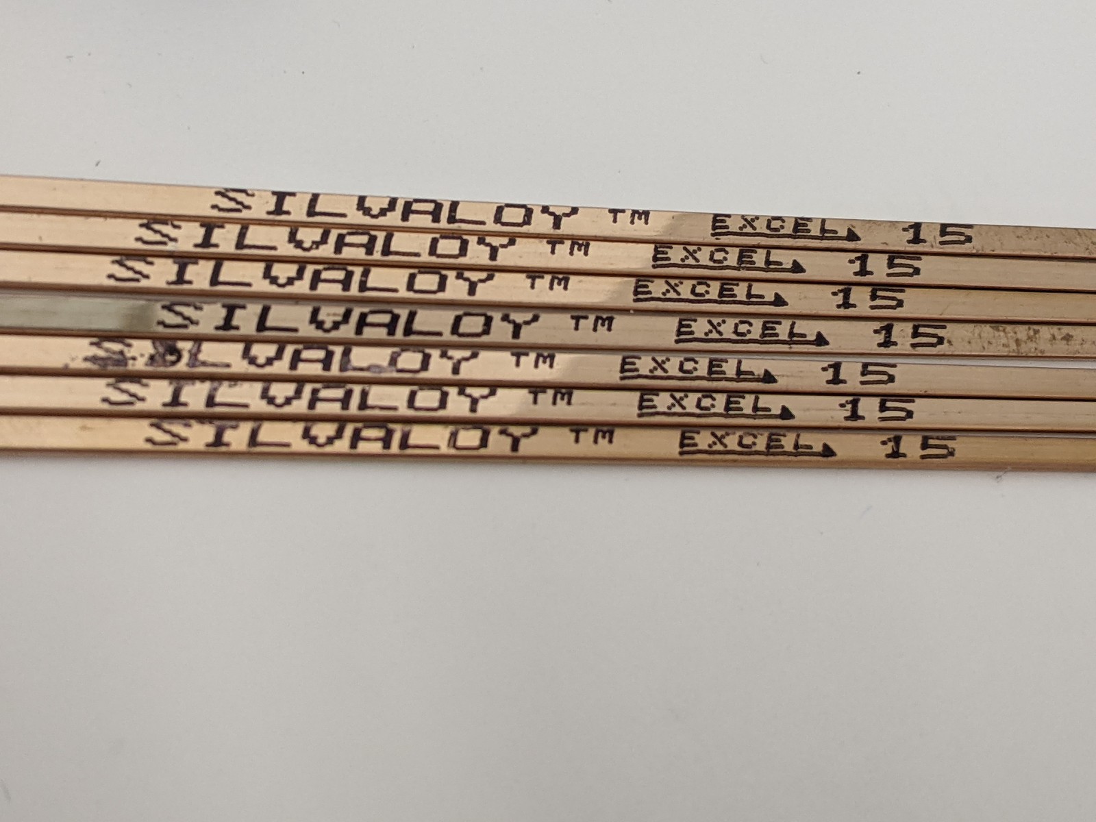 Silvaloy Excel 15 BCuP-5 15% Silver Brazing Rods 20 In 7 Sticks