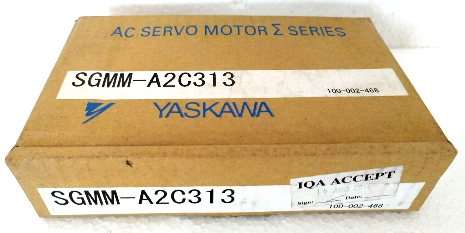 YASKAWA ELECTRIC SGMM-A2C313 AC SERVO MOTOR