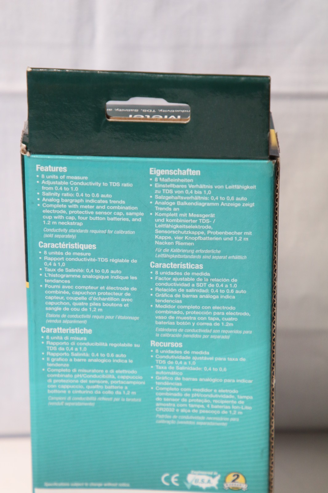 Extech EC400 ExStik II Conductivity TDS Meter #3283