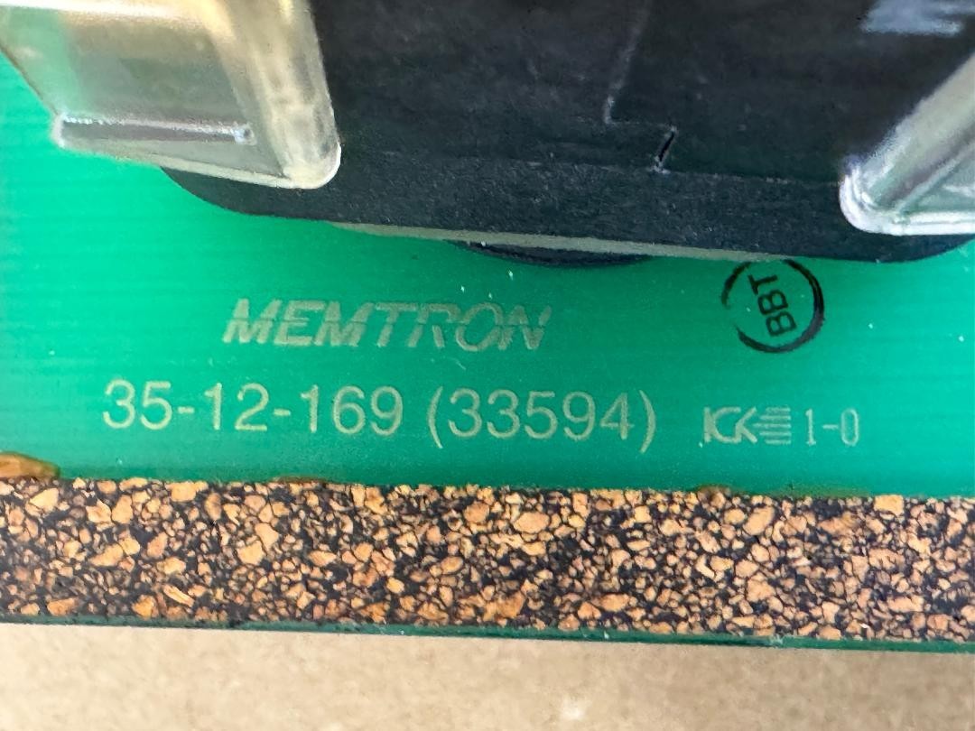 MEMTRON 35-12-169 35-12-169A 33594 OPERATOR PANEL, FROM HARDINGE CONQUEST T42SP