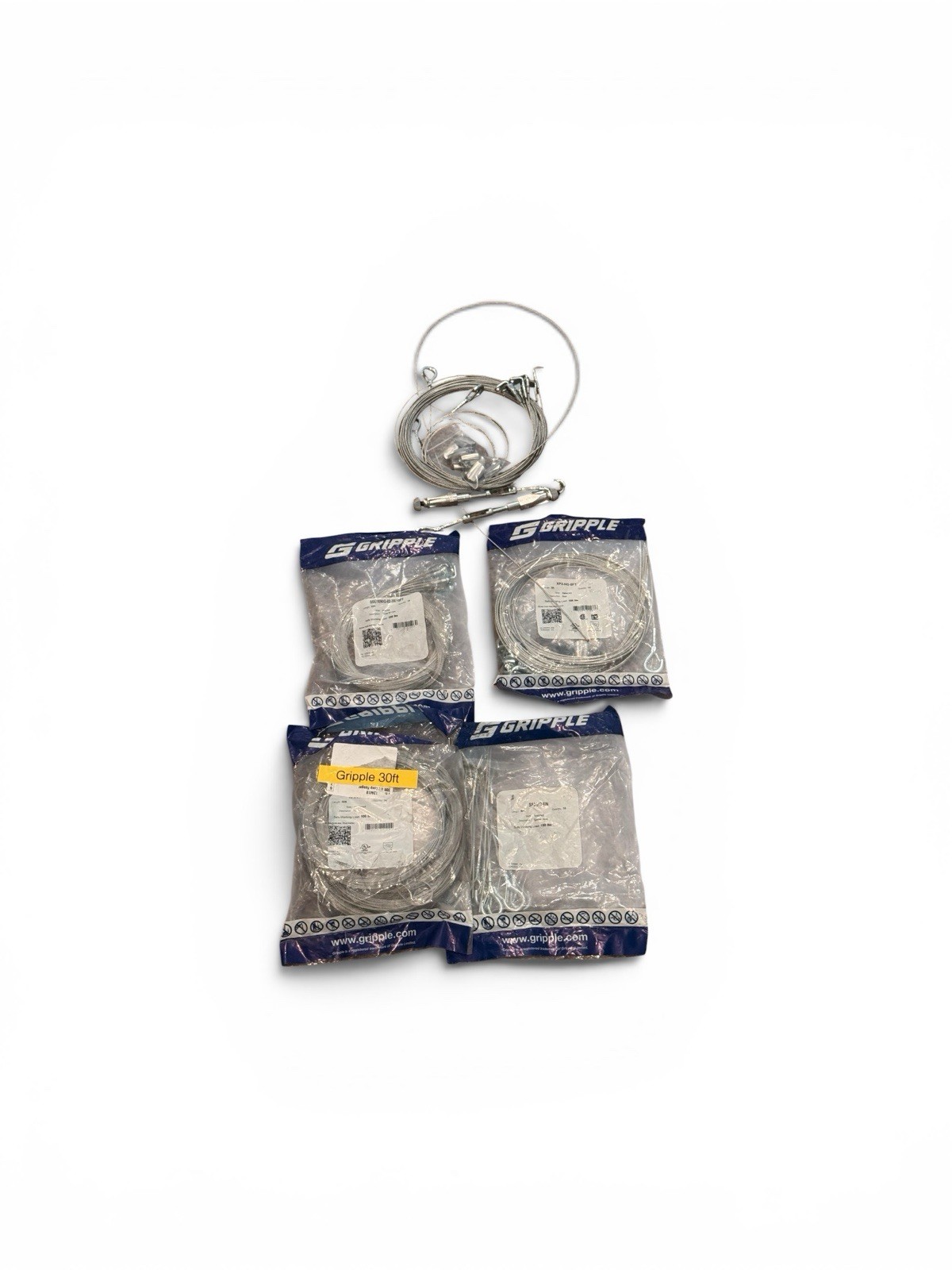 GRIPPLE WIRE SUSPENSION KIT LOT XP2 HG 5FT 30FT LOOP HVAC LIGHTING 50% ⬇️ RETAIL