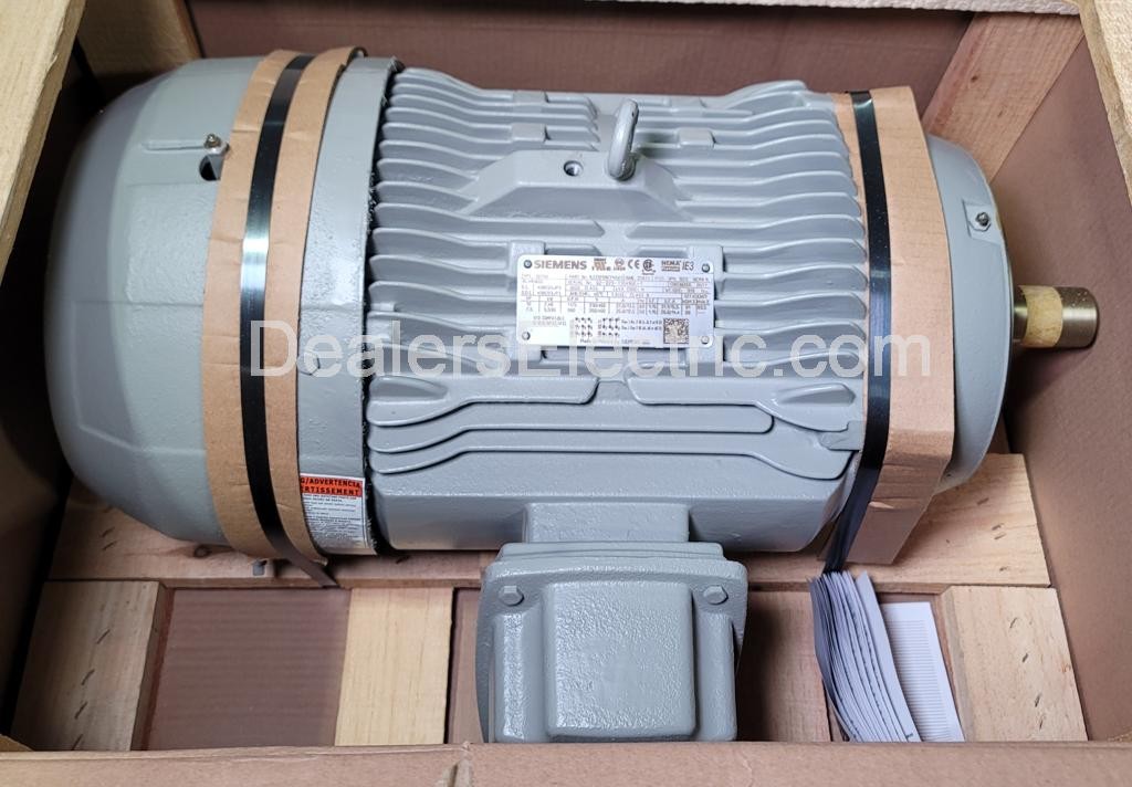 SIEMENS 10 HP 1200 RPM TEFC 230/460V 256TC FOOTLESS 3-PH MOTOR 1LE23212BC214GA3