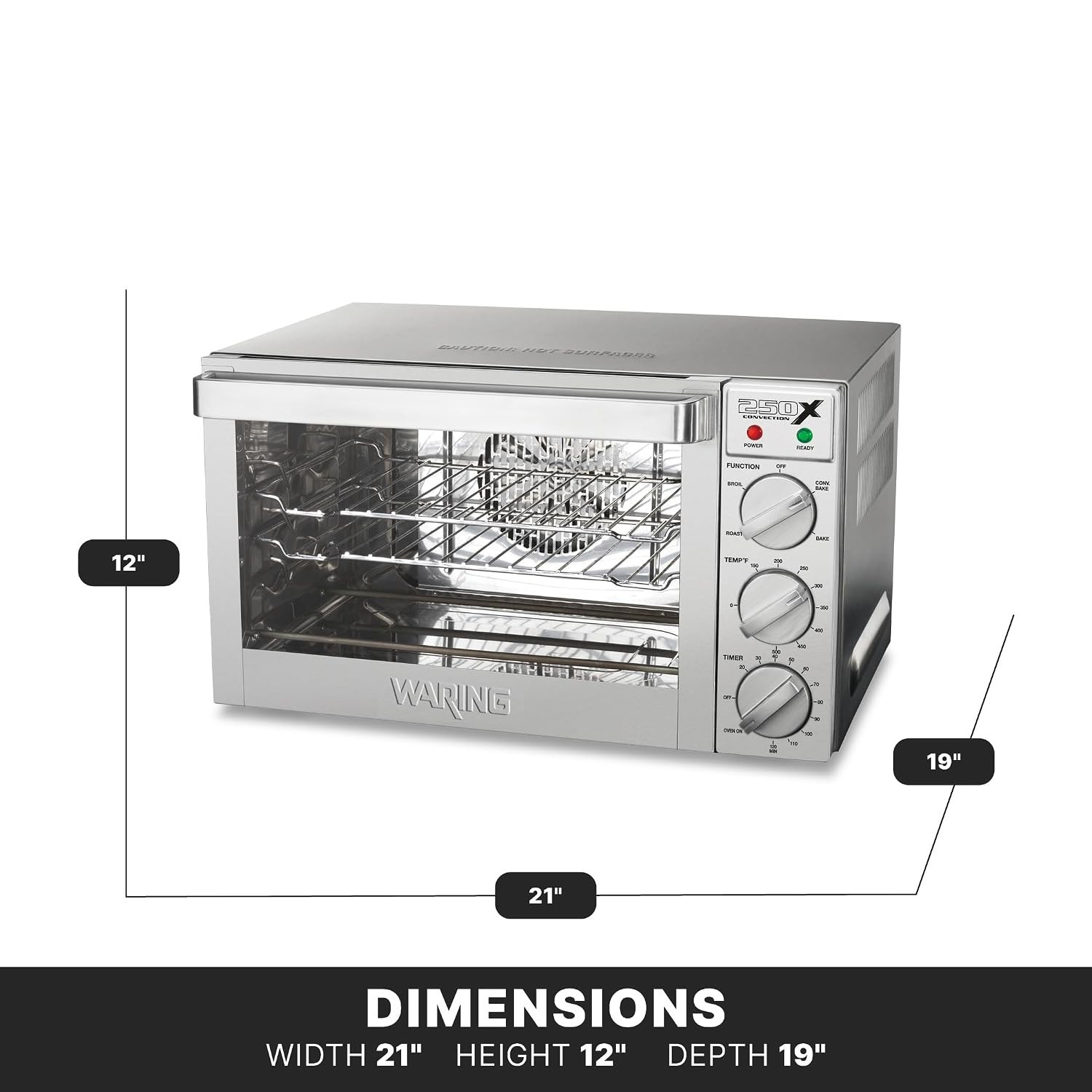 Waring WCO250X Quarter Size Commercial Convection Oven