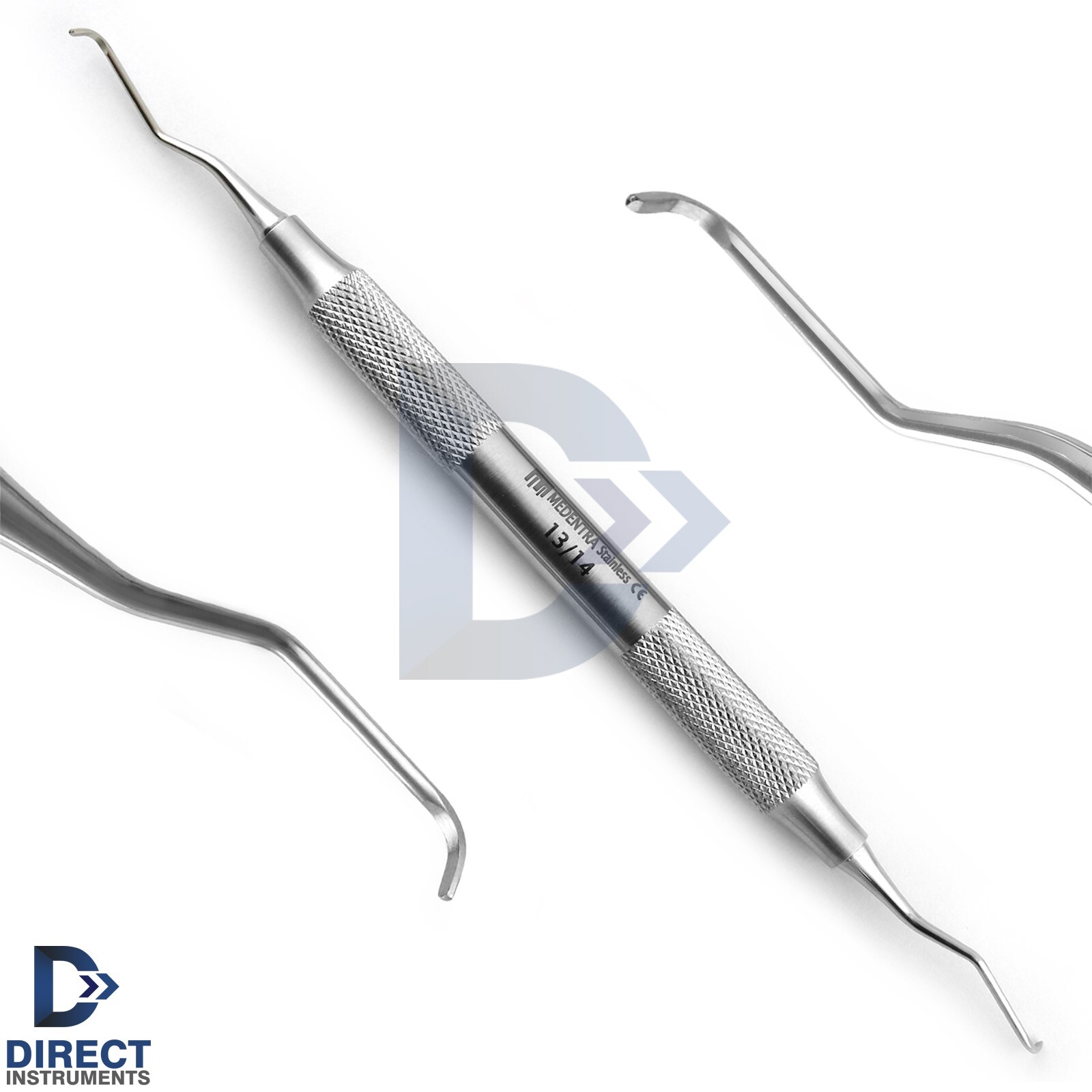 Dental Columbia Curettes Set of 3 Universal Periodontal Surgical Instruments