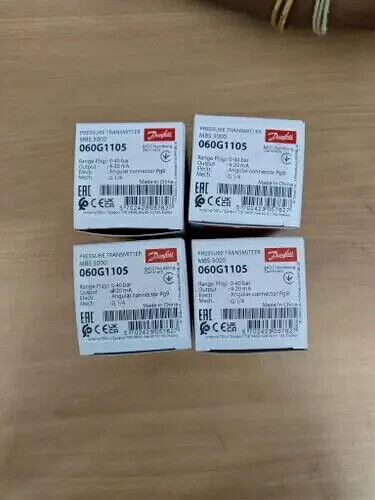 1PC-Danfoss 060G1105 Pressure transmitter, MBS 3000, 0.00 bar – 40.00 bar- New