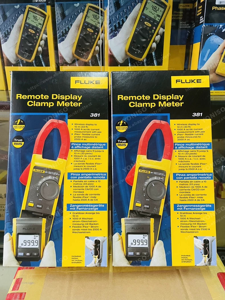 1PCS Fluke 381 Remote Display True RMS AC/DC Clamp Meter with iFlex NEW #AC