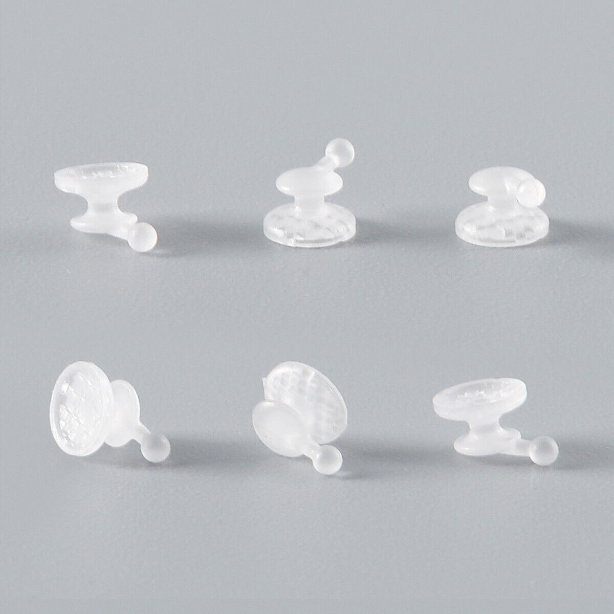 Dental Orthodontic Ceramic Lingual Buttons Round Rectangular/Round with hook
