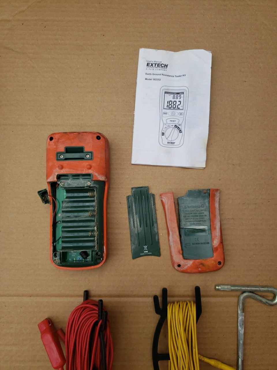 Extech Instruments 382252 Earth Ground Resistance Tester Kit Not Working