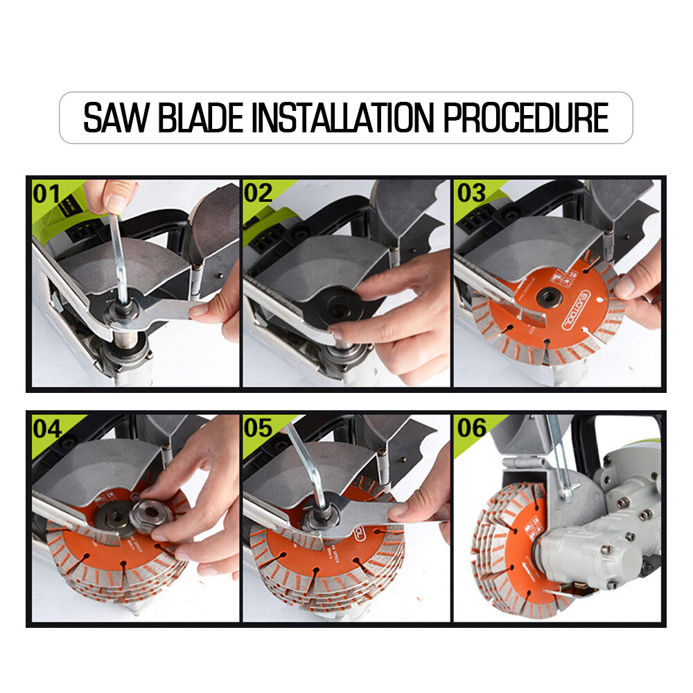 4KW 220V Electric Wall Chaser Groove Cutting Wall Slotting Machine Home House US