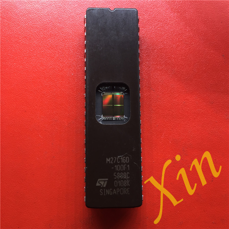 25PCS M27C160-100F1 ST IC EPROM UV 16MBIT 100NS 42CDIP NEW GOOD QUALITY